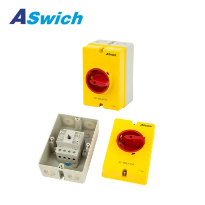 IP65 Wasserdichter AC-Trennschalter Photovoltaik-Solaranlage AC 415 V 690 V 35 A 60 A 80 A Trennschalter